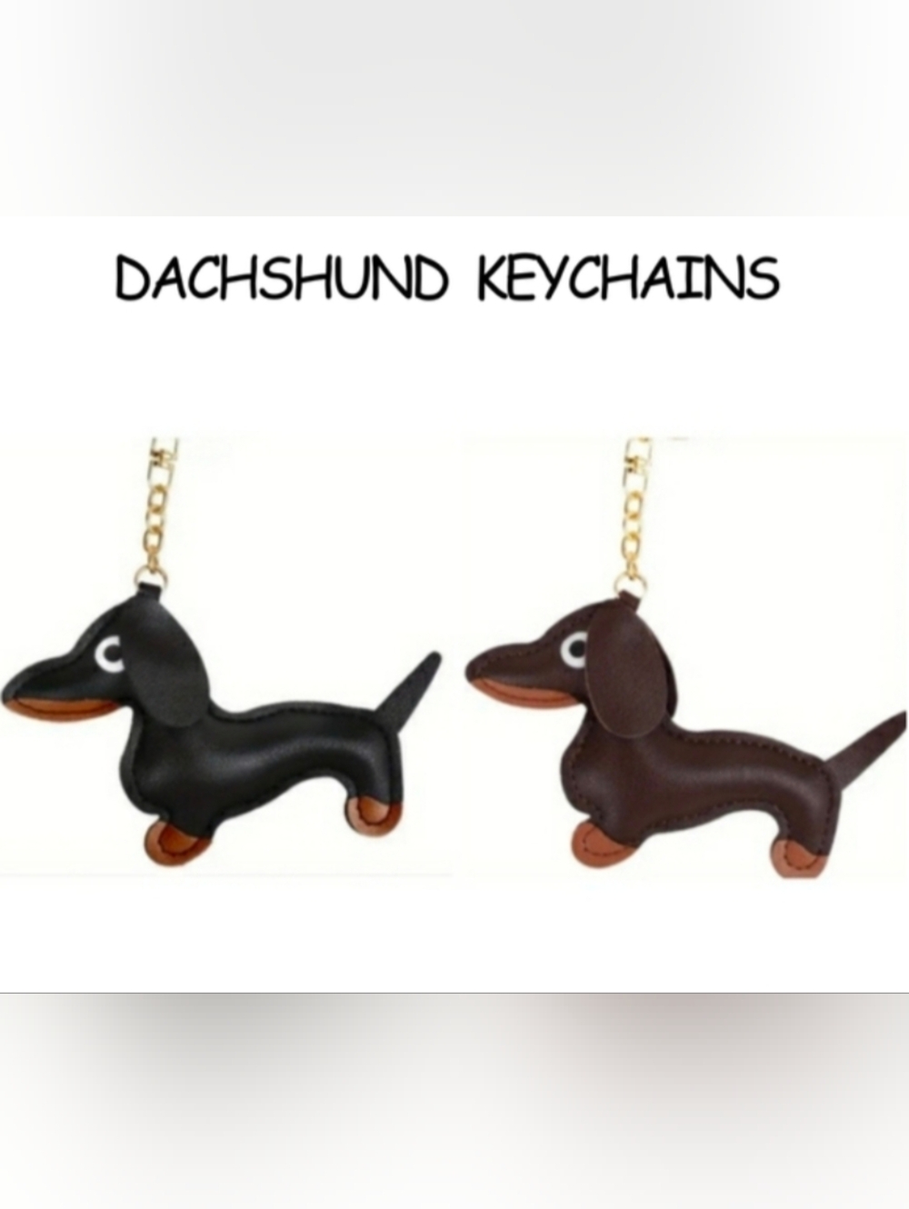Dachshund Keychain Charm